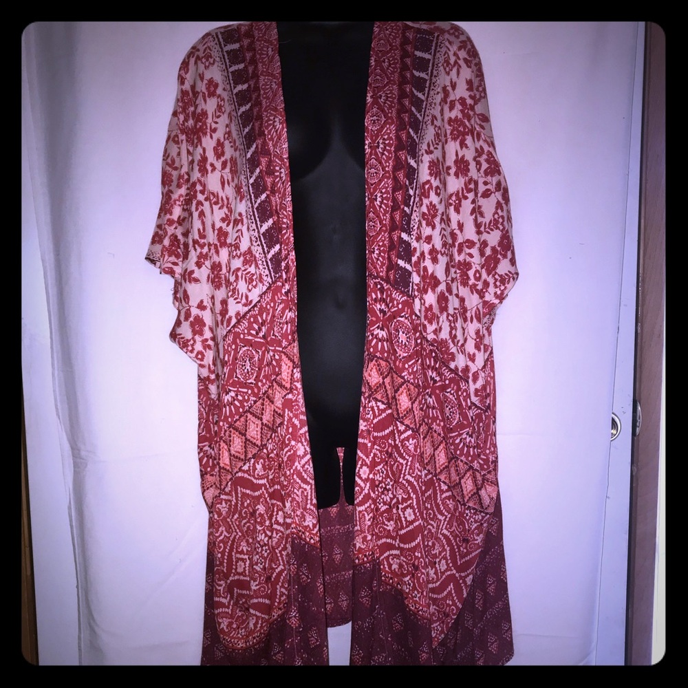 Pretty Summer Drape “Kimono” NWOT